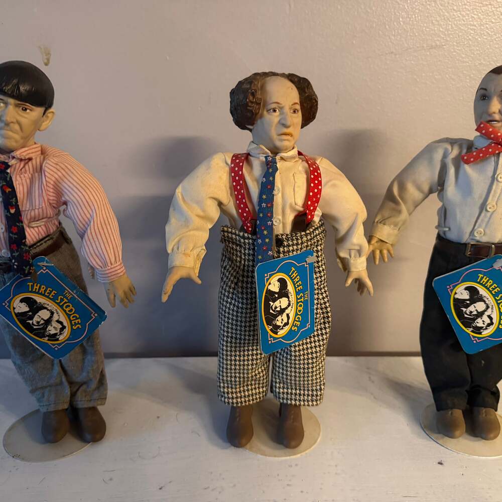 Presents A Division Of Hamilton Gifts Curly 3 Stooges Doll 1991 Norman Mauer